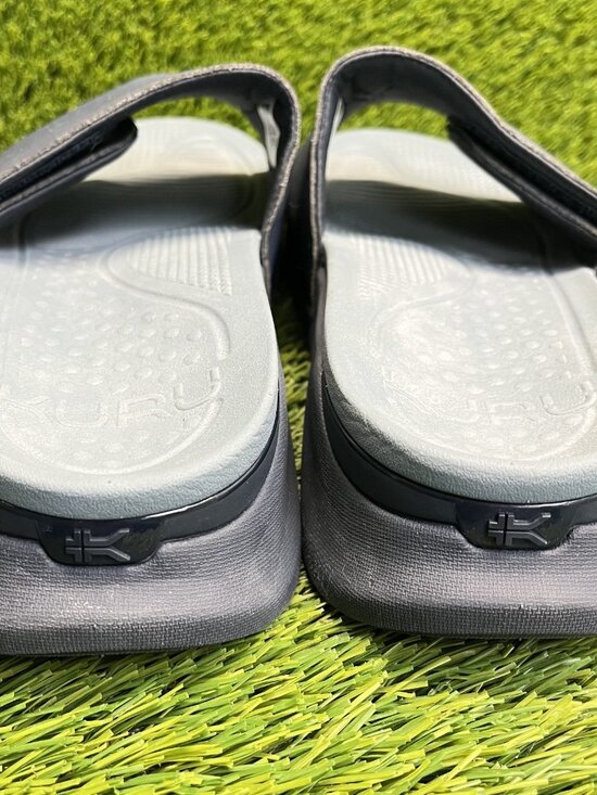 Kuru Moment Mens Size 13 Navy Blue Beach Walking Outdoor Slip On Slide Sandals - Picture 6 of 10